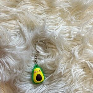 Cute Mini avocado keychain